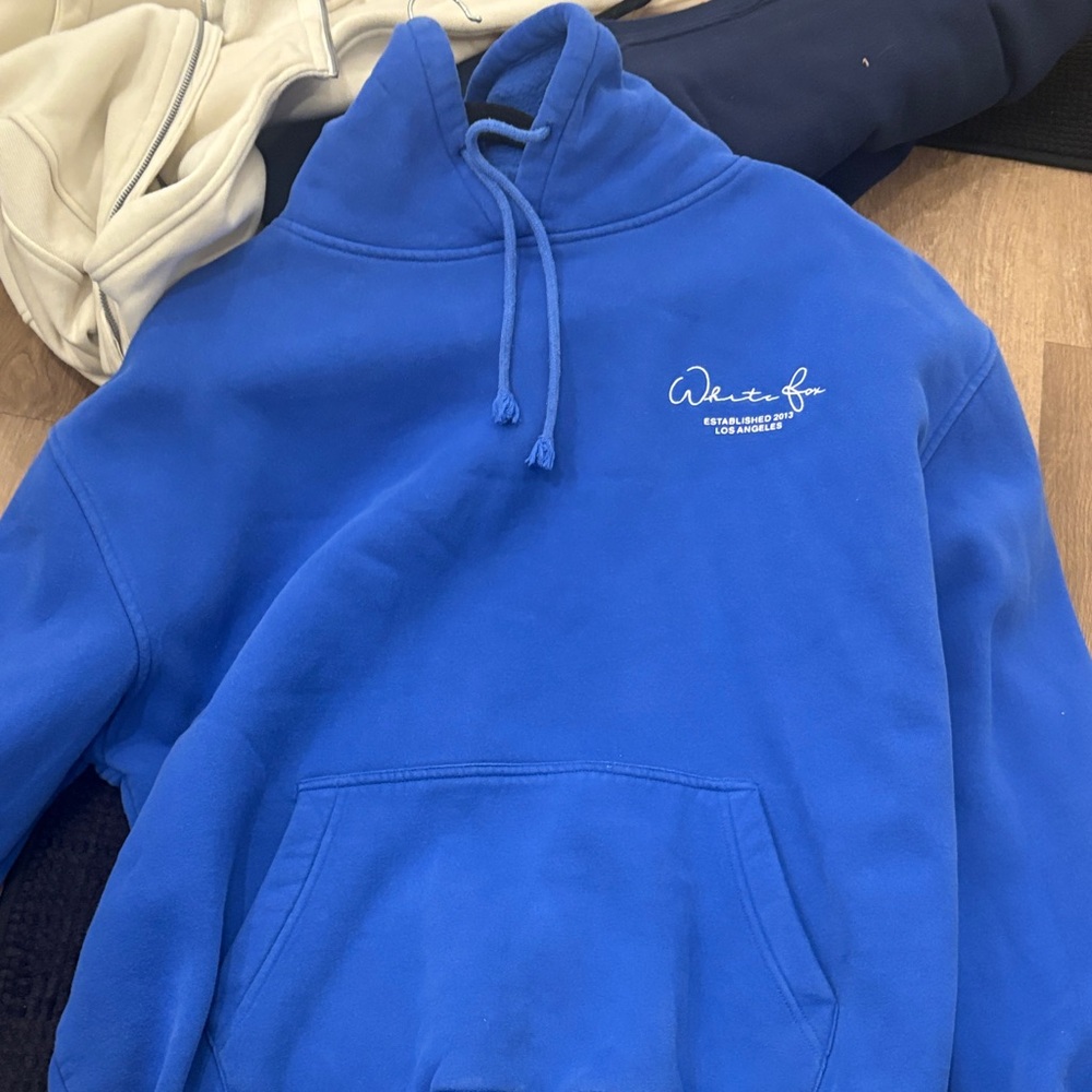 White Fox Boutique Royal Blue Logo Hoodie